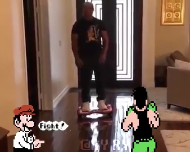 Video of Mike Tyson on a Hoverboard Finds Its Natural Conclusion