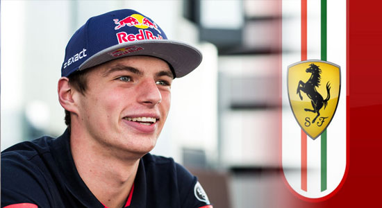 Max Verstappen toch met Ferrari-motor in 2016