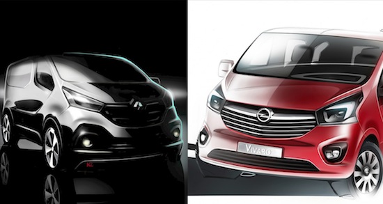 Opel en Renault tonen nieuwe Vivaro & Trafic