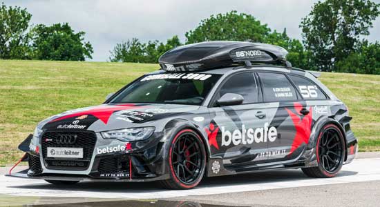 Audi RS6 DTM Auto Leitner gestolen tijdens gewapende overval