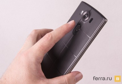 Сканер отпечатков пальцев в LG V10