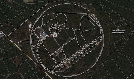 Opel-testcircuit in Dudenhofen