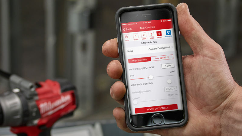 You Can Now Customize the Performance of Milwaukee Power Tools Through an App