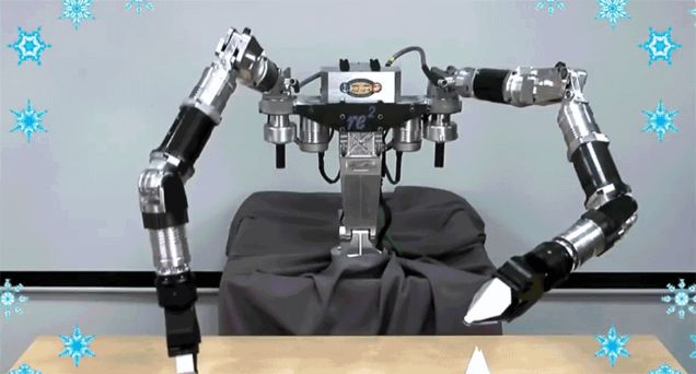 Robots Are Making Adorable Paper Snowflakes To Give Us a False Sense of Security