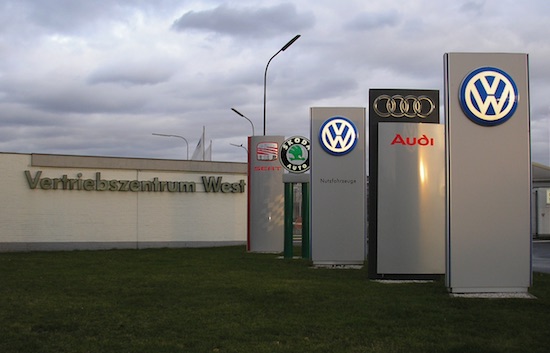 VW's distributiecentrum