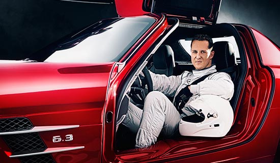Het gaat iets beter met Schumi