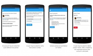 Potential consequences for violating the new conduct regulations on Twitter.