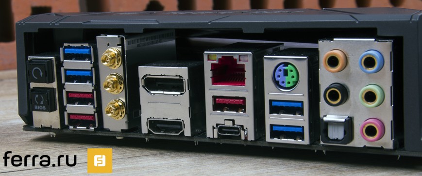 I/O-панель ASUS Maximus VIII Extreme