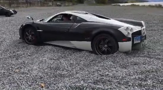 Huayra zit vast