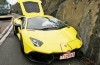 Aventador 50th Anniversario scrapes cliff in Hong Kong