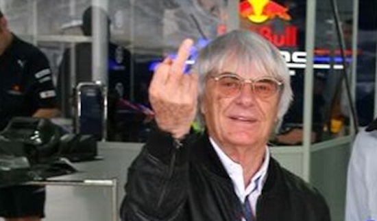 Formule 1 is geen zak aan, aldus Bernie Ecclestone