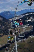 Vorig jaar hadden wintersporters ook al te maken met groene pistes.