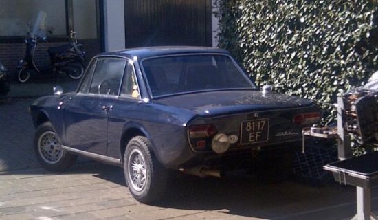 Lancia Fulvia Coupé gespot