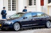King Willem-Alexander rolls in an Audi A8 limousine
