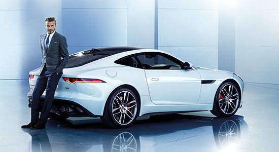 David Beckham nieuwe brand ambassador voor Jaguar