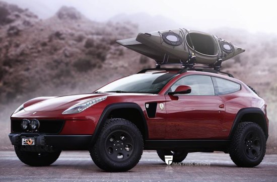 Vet! Ferrari FF als brute offroader