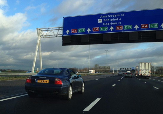 Snelweg A4 maserati