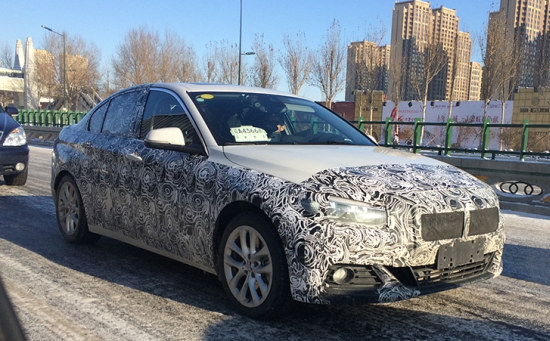BMW 1 Serie Sedan spyshot