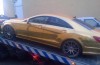 Golden CLS63 AMG drugscrimineel seized