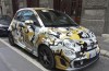 Italian Abarth 500 gets the camouflagebehandeling