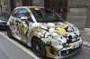 Italian Abarth 500 gets the camouflagebehandeling