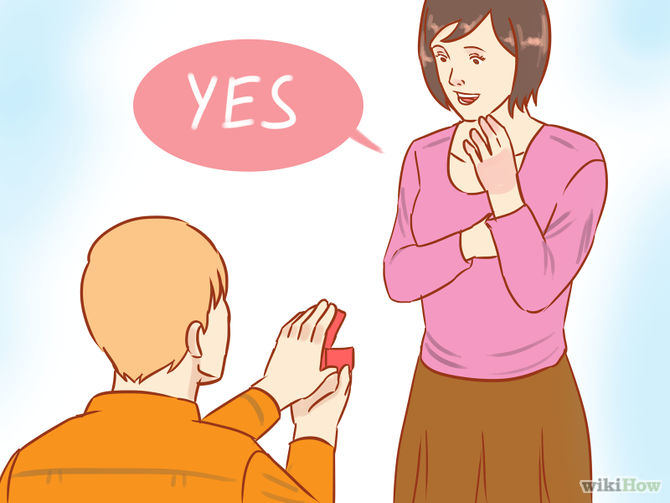 Image titled Accept a Marriage Proposal Step 3