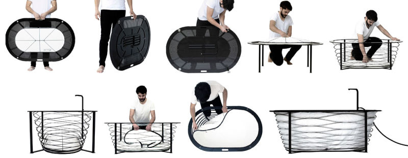Portable Bathtub Packs Flatter Than a Stolen Hotel Bathrobe