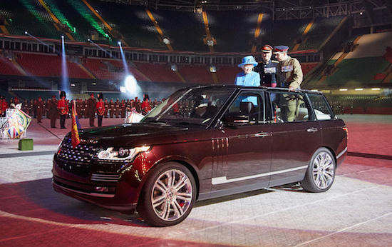 Koninklijker dan de Range Rover State Review wordt het niet