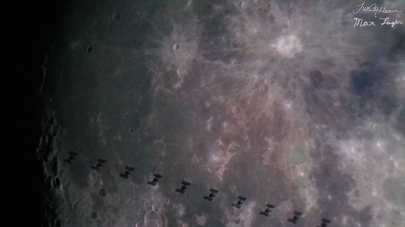 The ISS Transiting the Moon Is An Incredible Sight