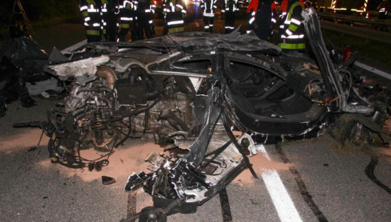 McLaren crash