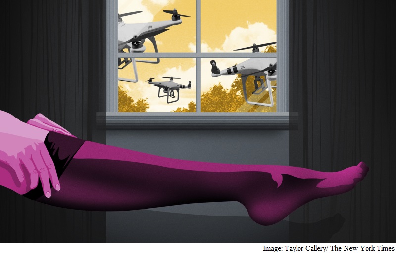 When Peeping Tom Takes to the Skies