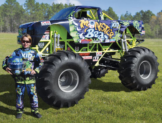 Deze mini-monster truck is pedagogisch onverantwoord