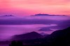 Se prélasser dans la Beauté d’un Idéal de Violet et de Rose Coucher de soleil