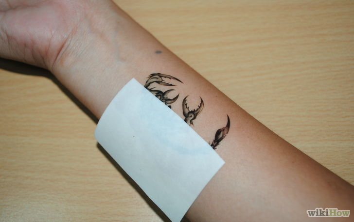 Image titled Apply and Remove an Om Tattoo Step 6