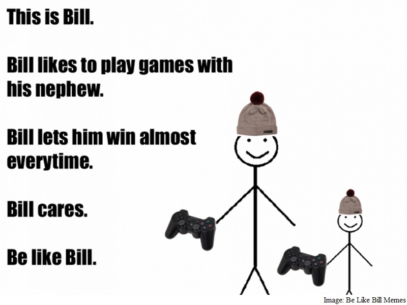 You Absolutely Should Not 'Be Like Bill,' the Smarmy Stick-Figure Meme Eating Facebook
