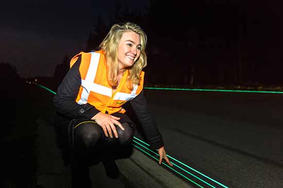 Glowing Smart Highway Minister Schultz
