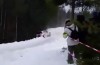 Pool crashes and winds photographer in the air at WRC Sweden