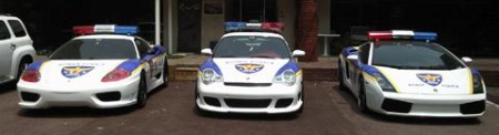 Politie Zuid-Korea supercars