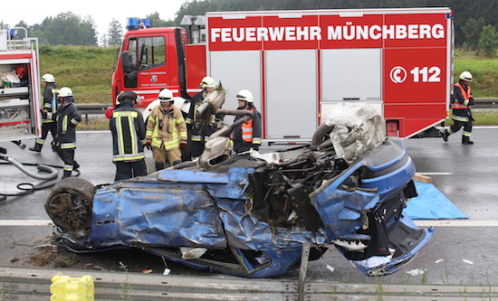 Wie herkent de auto in deze ravage?