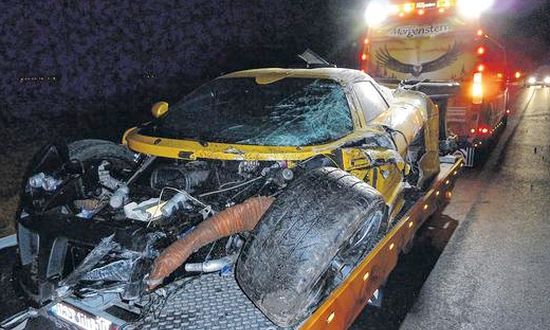 Gumpert Apollo crash Duitsland