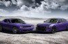 Also on a big Dodge is the color purple, perfectly plum