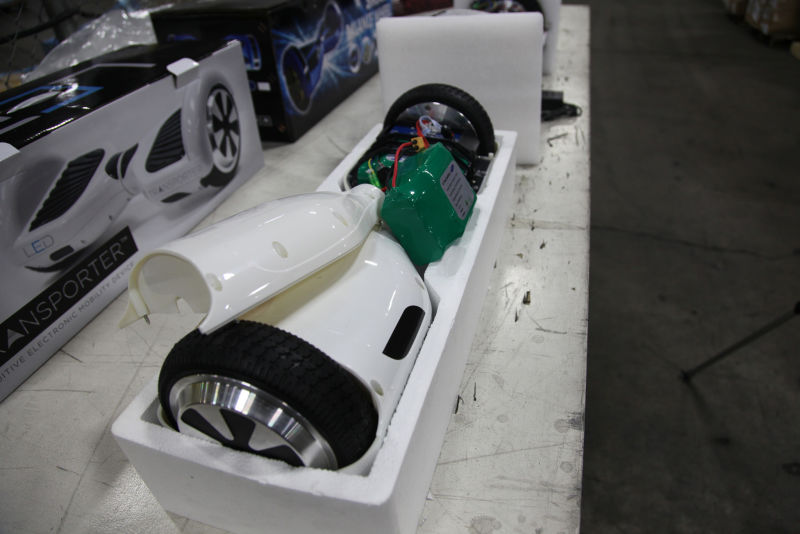 These Confiscated Counterfeit Hoverboards Do Not Have a Bright Future