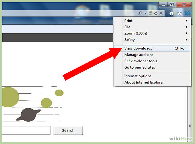 Image titled Access the Download Manager on Internet Explorer Step 3