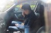 Which borrowed supercar, this gentleman has crashed?