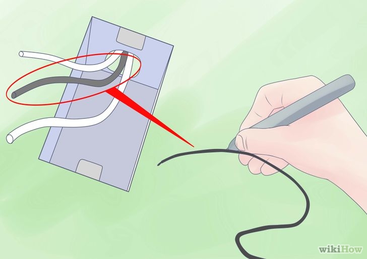 Image titled Add a Wall Switch to Light Fixture Controlled by a Chain Step 10