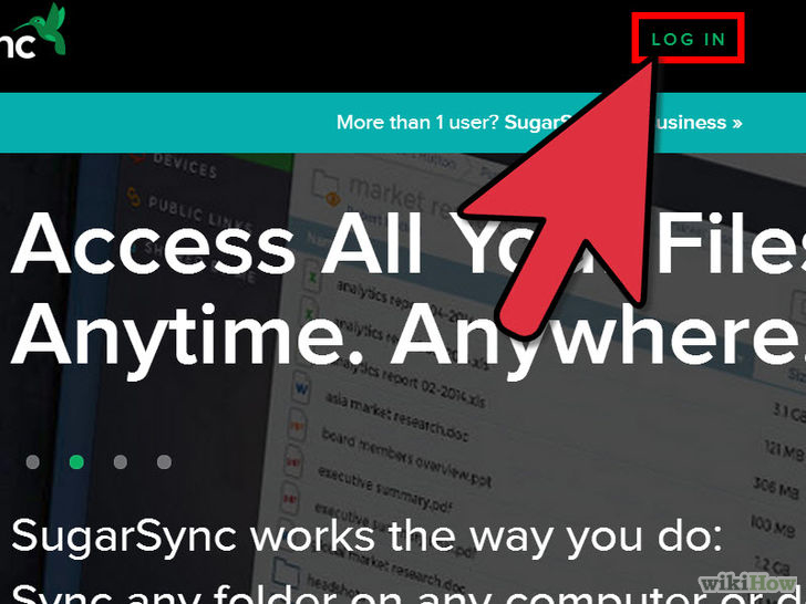 Image titled Access Files on Sugarsync Step 2