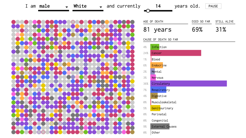 When You'll Probably Die, Visualized