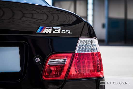 BMW M3 CSL rijtest en video