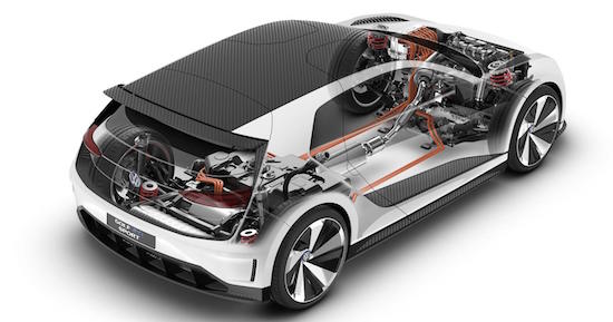 Volkswagen Golf GTE Sport: 400 pk en een carbon body!