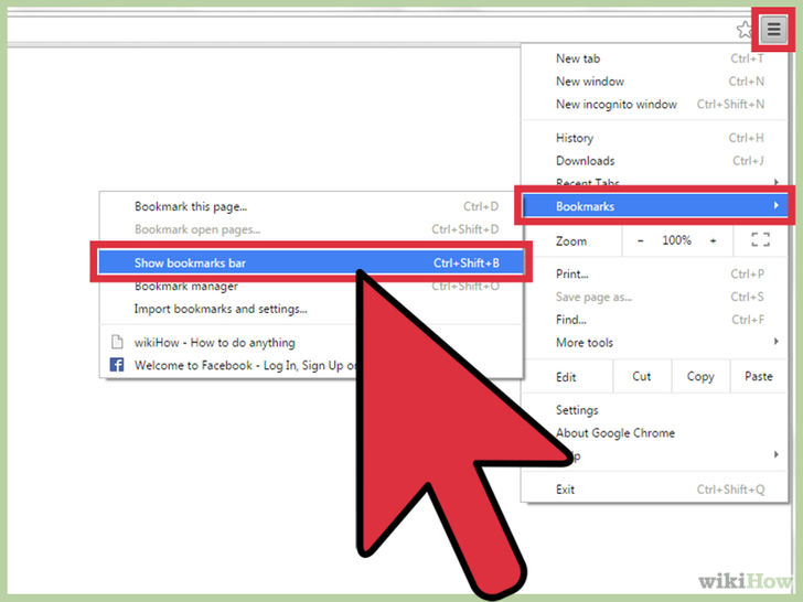 Image titled Access Bookmarks on Google Chrome Step 6